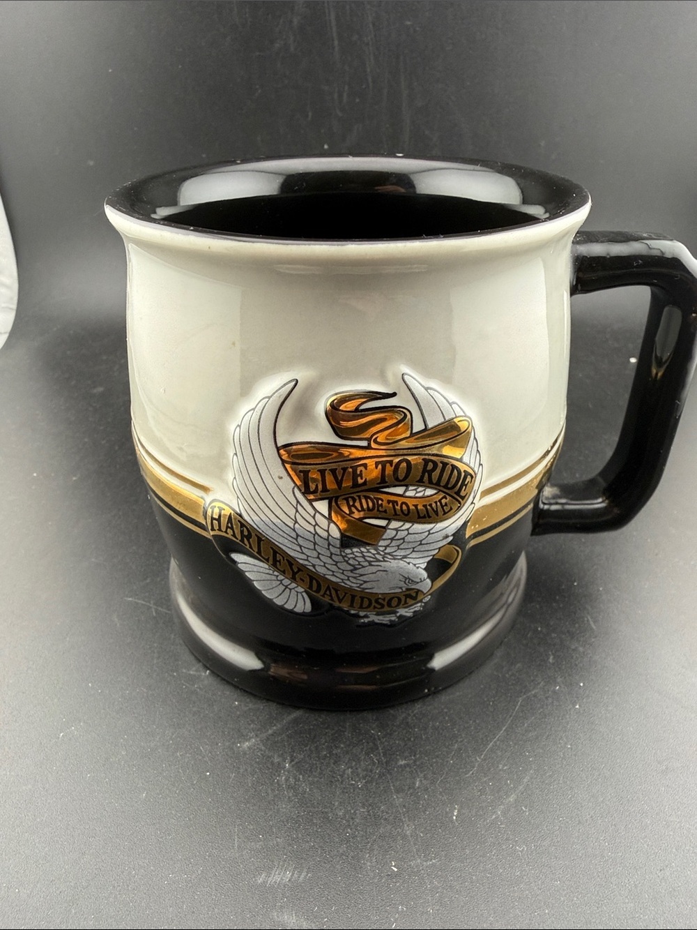 Harley-Davidson 'Live to Ride' Ceramic Mug